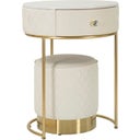Mauro Ferretti Schminktisch mit Hocker Sharon - 1 Stk