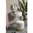 Mauro Ferretti Schminktisch mit Hocker Sharon - 1 Stk