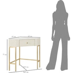 Mauro Ferretti Eck-Konsolentisch Sharon - 1 Stk