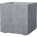 Pflanztopf "Quadro Millenium" mit Wasserreservoir - Aschgrau