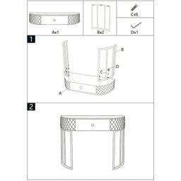 Mauro Ferretti Konsolentisch Sharon - 1 Stk