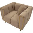 Mauro Ferretti Sessel Alma Grau mit Kissen - 1 Stk