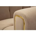 Mauro Ferretti Sessel Alma Grau mit Kissen - 1 Stk