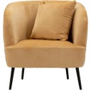 Mauro Ferretti Sessel senffarben mit Kissen - 1 Stk