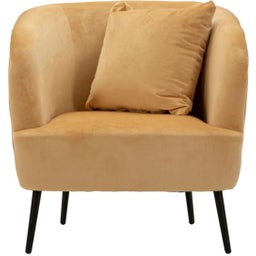 Mauro Ferretti Sessel senffarben mit Kissen - 1 Stk