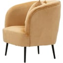 Mauro Ferretti Sessel senffarben mit Kissen - 1 Stk