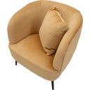 Mauro Ferretti Sessel senffarben mit Kissen - 1 Stk