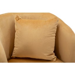 Mauro Ferretti Sessel senffarben mit Kissen - 1 Stk