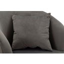 Mauro Ferretti Sessel silberfarben mit Kissen - 1 Stk