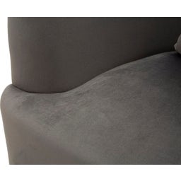 Mauro Ferretti Sessel silberfarben mit Kissen - 1 Stk