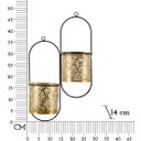 Doppel-Wandhalterung für Pflanztöpfe Hong - 1 Stk