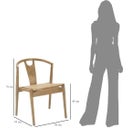 Mauro Ferretti Stuhl Japan, 2 Stück - 1 Set