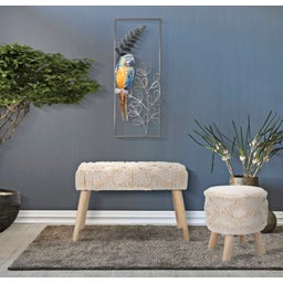 Mauro Ferretti Hocker Damasco - 1 Stk