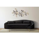 Mauro Ferretti 3-Sitzer-Sofa Oslo mit Kissen, Schwarz - 1 Stk