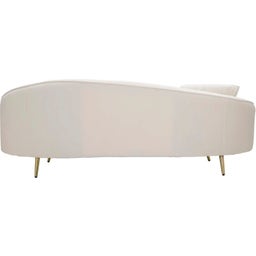 Mauro Ferretti 3-Sitzer-Sofa Oslo mit Kissen, Creme - 1 Stk