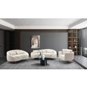 Mauro Ferretti 3-Sitzer-Sofa Oslo mit Kissen, Creme - 1 Stk