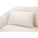 Mauro Ferretti 2-Sitzer-Sofa Oslo mit Kissen, Creme - 1 Stk