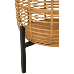 Mauro Ferretti Rattan Pflanztopfhalter Set - 1 Set