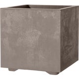 Pflanztopf "Quadro Millenium" mit Wasserreservoir - Sandstone