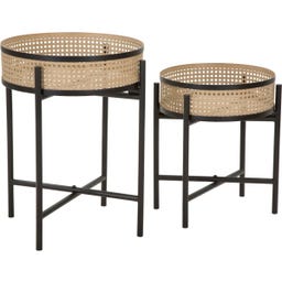 Mauro Ferretti Tables d'Appoint Fuji, 2 Pièces - 1 kit