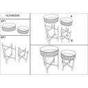 Mauro Ferretti Tisch Fuji Set, 2-teilig - 1 Set