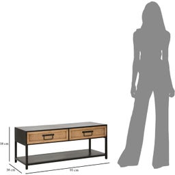 Mauro Ferretti TV-Bank / Kommode Hanoi - 1 Stk