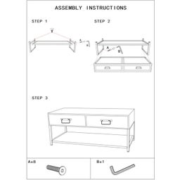 Mauro Ferretti TV-Bank / Kommode Hanoi - 1 Stk