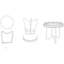 Mauro Ferretti Fuji Side Table - 1 item