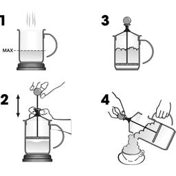 cilio Cappuccino Creamer CLASSIC - 3 Tassen