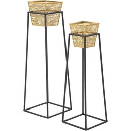 Mauro Ferretti Quadratisches Pflanztopf-Set Retro - 1 Set