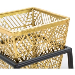 Mauro Ferretti Quadratisches Pflanztopf-Set Retro - 1 Set