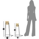 Mauro Ferretti Quadratisches Pflanztopf-Set Retro - 1 Set