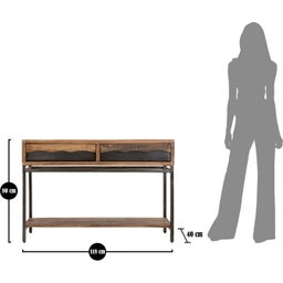 Mauro Ferretti TV-Bank Yellowstone, Akazienholz - 1 Stk