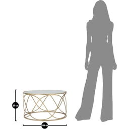 Mauro Ferretti Couchtisch Lury - 1 Stk