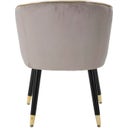 Mauro Ferretti Poltrona Paris, Grigio / Oro - 1 pz.