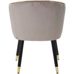 Mauro Ferretti Poltrona Paris, Grigio / Oro - 1 pz.