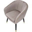 Mauro Ferretti Poltrona Paris, Grigio / Oro - 1 pz.