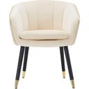Mauro Ferretti Sessel Paris Creme/Gold - 1 Stk