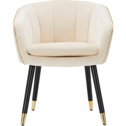 Mauro Ferretti Sessel Paris Creme/Gold - 1 Stk