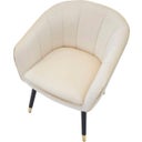 Mauro Ferretti Sessel Paris Creme/Gold - 1 Stk