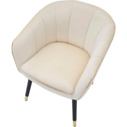 Mauro Ferretti Sessel Paris Creme/Gold - 1 Stk