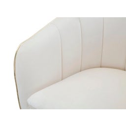 Mauro Ferretti Sessel Paris Creme/Gold - 1 Stk