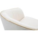 Mauro Ferretti Paris Armchair, Cream/Gold - 1 item