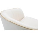Mauro Ferretti Paris Armchair, Cream/Gold - 1 item