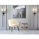 Mauro Ferretti Sessel Paris Creme/Gold - 1 Stk