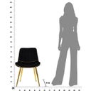 Mauro Ferretti Stuhl Paris Schwarz/Gold, 2 Stück