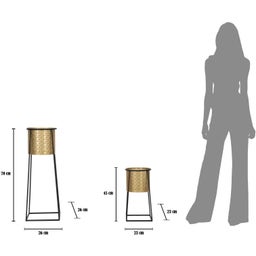 Mauro Ferretti Blumentopf, 2er Set