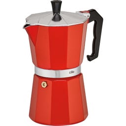 cilio CLASSICO Percolator voor 6 Kopjes - Rood