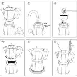 cilio CLASSICO Induction Espresso Maker - 
