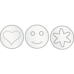 cilio Decoratiestrooier met 3 Sjablonen - 1 stuks